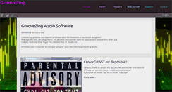 Desktop Screenshot of groovezing.com